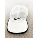 Nike Accessories | Nike Hat Cap Youth White Black Strap Dri-Fit Featherlight Tennis Running Hat | Color: Black/White | Size: Osb
