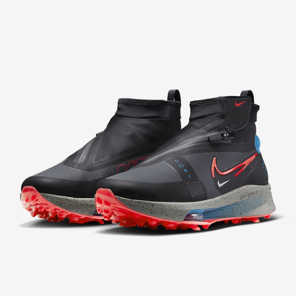 Nike Shoes | Men's Nike Golf Air Zoom Infinity Tour 2 Shield 'Anthracite Bright Crimson' | Color: Black/Red | Size: 12