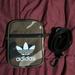 Adidas Bags | Adidas Originals Men's Mini Festival Bag Camo Trefoil Crossbody New | Color: Brown/Green | Size: Os