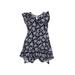 Justice Romper: Blue Floral Skirts & Rompers - Kids Girl's Size 7