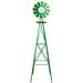 8FT Weather Resistant Home Yard Garden Windmill Outdoor Yard Garden Park Decor