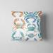 Days End Designs Crab Seafoam Soiree Throw Pillow Cover Polyester | 18 H x 18 W x 1 D in | Wayfair PIL18_seafoamsoiree_2