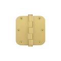 Grandeur 3.5" H x 3.5" W Butt Bearing Single Door Hinge in Yellow | 3.5 H x 3.5 W x 0.087 D in | Wayfair 858100