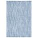 Blue 144 x 108 x 0.25 in Area Rug - Martha Stewart Rugs Striped Power Loom Polyester Area Rug in Polyester | 144 H x 108 W x 0.25 D in | Wayfair