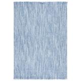 Blue 72 x 48 x 0.25 in Area Rug - Martha Stewart Rugs Striped Power Loom Polyester Area Rug in Polyester | 72 H x 48 W x 0.25 D in | Wayfair