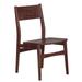 Porter Designs Portola Solid Wood Side Chair Dining Chair Wood in Brown | 34 H x 19 W x 22 D in | Wayfair D0022DC-Dining Chair