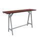 Safco Products Company Spark Teaming Table, 72x20" Rectangular Worksurface, 42"H Silver Base Metal | 42 H x 72 W x 20 D in | Wayfair SPK7220SLBMCH