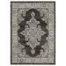 Gray/White 116.54 x 78.74 x 0.31 in Area Rug - Stylehaven Calais Medallion Grey/Beige Area Rug Polyester | 116.54 H x 78.74 W x 0.31 D in | Wayfair