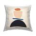 Stupell Industries Western Balanced Abstract Shapes Orange Blue Outdoor Printed Pillow by Victoria Barnes | 18 H x 18 W x 7 D in | Wayfair