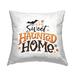 Stupell Industries Sweet Haunted Home Halloween Patterned Outdoor Printed Pillow by Courtney Morgenstern /Polyfill blend | Wayfair