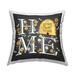 Stupell Industries Sweet Home Floral Beehive Outdoor Printed Pillow by Deb Strain | Wayfair plb-131_osq_18x18