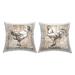 Stupell Industries Vintage Farm Chicken Rooster Inspirational Phrases 2 Piece Outdoor Pillow Set by Conrad Knutsen /Polyfill blend | Wayfair