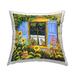 Stupell Industries Throw Square Indoor/Outdoor Pillow Cover & Insert Polyester/Polyfill blend in Blue/Green/Yellow | 18 H x 18 W x 7 D in | Wayfair