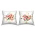 Stupell Industries Varied Flower Bouquets 2 Piece Outdoor Printed Pillow Set by Sally Swatland /Polyfill blend | 18 H x 7 W x 18 D in | Wayfair