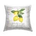 Stupell Industries Throw Square Indoor/Outdoor Pillow Cover & Insert Polyester/Polyfill blend in Green/Yellow | 18 H x 18 W x 7 D in | Wayfair