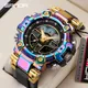 2023 SANDA 3156 Sport Military männer Uhren Luxus Digitale Uhr 50M Wasserdicht Quarz Armbanduhr für