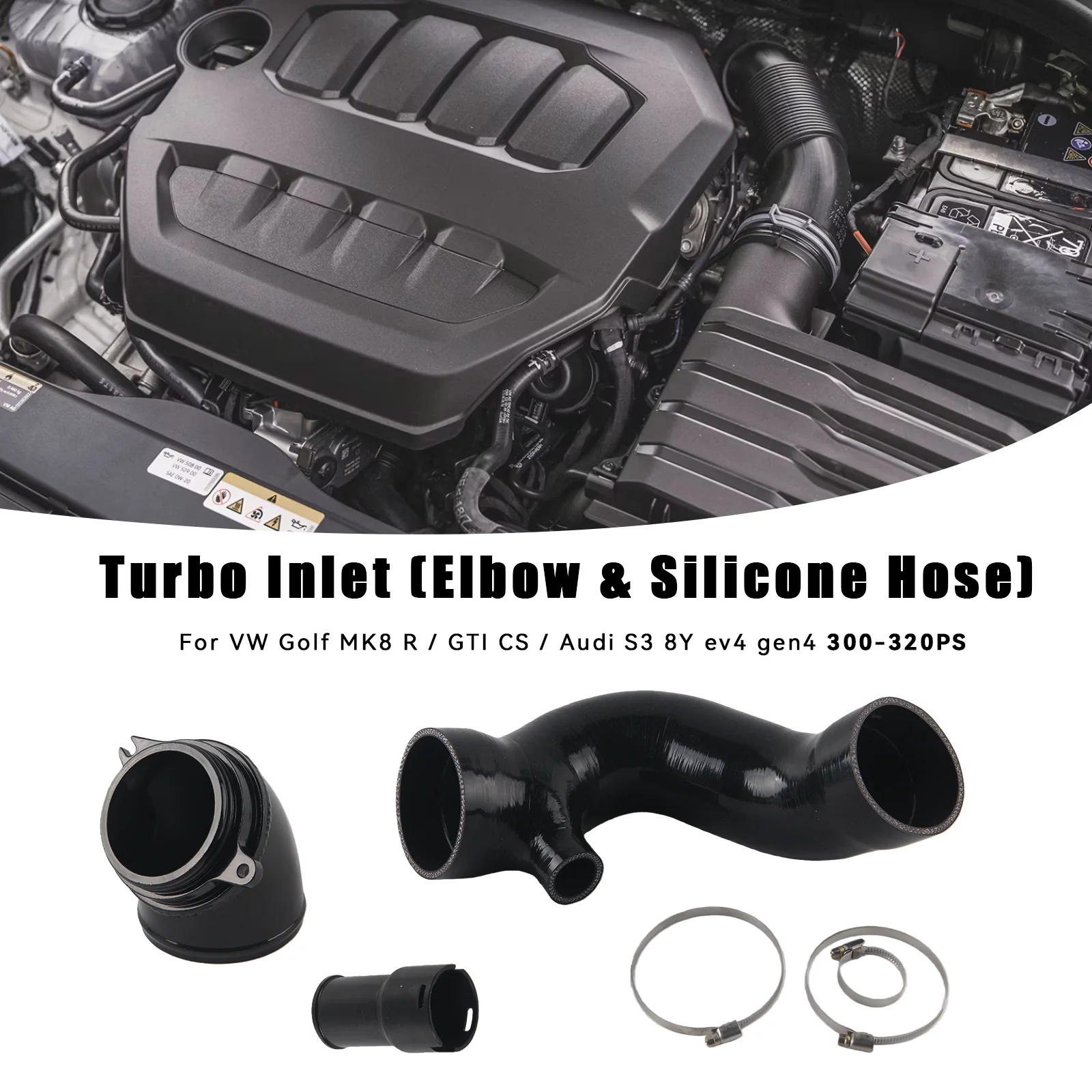 Turboinlet Turbo Einlasssystem 2.0 TSI Gen4 EA888 ab 300 PS / VW Golf 8 GTI / VW Golf Image