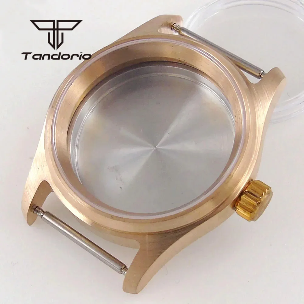 36mm Solide Cusn8 Bronze 20Bar Pilot Uhr Dive Fall Sapphire Glas Schraube Krone Fit NH35 NH36 NH34 ETA2824 PT5000 ST2130 Bewegung Image