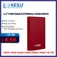 Kesu hdd 2 5 tragbare USB externe Festplatte 2TB 1TB Festplatten speicher austauschbarer Speicher
