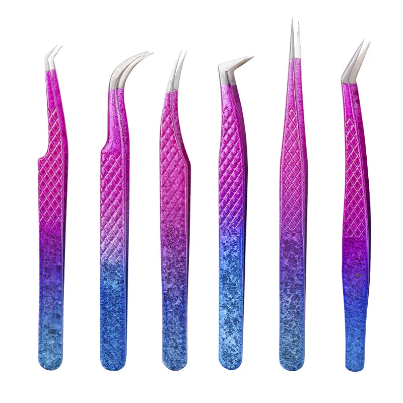 Pinzette Wimpern verlängerung Clip Augenbrauen Wimpern verlängerung pinzette kosmetische Make-up-Werkzeuge profession elle Präzision Wimpern pinzette Image