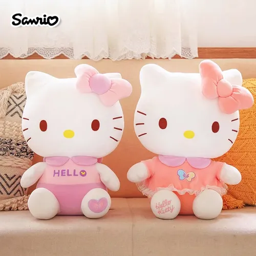 Sanrio Hallo Kitty tragen ein Schmetterling Kleid Stofftiere niedlichen Plüschtiere Kawaii Baby