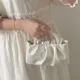 Süße Prinzessin Perle Griff Handtasche Frauen Mode Temperament Falte Wolken tasche elegante perlmutt