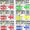 Autocollants de casques de moto accessoires pour Arai Luminei HJC KYT KTM Yamaha Honda Kawasaki BMW