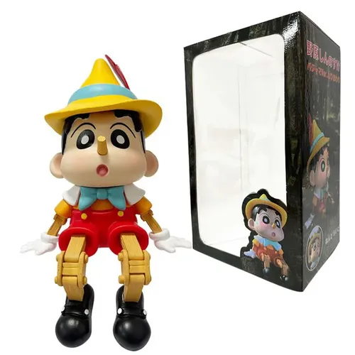 Anime Buntstift Shin-Chan cos Pinocchio Action figur Shin Chan Figuren Spielzeug Manga Figur 22cm