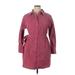 ELOQUII Casual Dress: Burgundy Dresses - New - Women's Size 14 Plus