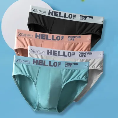 1 Teile/los Briefs Männer Unterwäsche Sexy Dessous Männlichen Höschen Baumwolle Unterhose Image