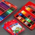 Faber Castell-Crayons de couleur à l'huile professionnels détendus Lapis De Cor Crayon à croquis