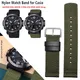 Quick Release Nylon Watch Band for Casio GA2000 PRG-600YB-3 PRG-650 PRW-6600 Strap Waterproof