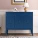 Red Barrel Studio® Delinah Solid Wood Accent Cabinet in Blue | 31.5 H x 37 W x 15.7 D in | Wayfair 4C326EF934A24FF9AD0D3399F8074079