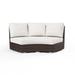 Sunset West Montecito Patio Sofa w/ Sunbrella Cushions Wicker/Rattan/Sunbrella® Fabric Included | 35 H x 75 W x 35 D in | Wayfair