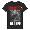 Summer Cotton Man T Shirt Vintage 90s Bruce Lee The Dragon Vs Muhammad Ali Sting Print Men Tees
