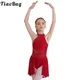 Kids Girls Glittery Rhinestones Ballet Leotard Dress Rhythmic Gymnastics Lyrical Dance Tutu Dresses