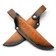 1PC Pocket Knife Cover Pants Protector Bag Cowhide Fold Knife Leather Sheath Scabbard Straight