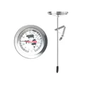 0°C~120°C Stainless Steel Metal Thermometer 105mm Probe With Clip for Outdoor Barbecue Kitchen Milk