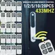 433MHZ Home Alarm Wireless Remote Control For GSM PSTN Home Security Remote Controller White and