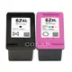 Compatible hp62 Refilled Ink Cartridge For HP ENVY 5640 5642 5643 5644 5646 5660 5664 5665 7640 7644