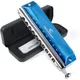 CONJURER Chromatic Harmonica 10 Hole 40 Tones Harmonica Key of C for Kids Adult Beginners