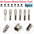 6 PCS/set 6 Points Hex Socket H4 Hexagon Shank Nut Metric Driver Drill Bit 2.5/3/3.54/4.5/5mm 5.5mm