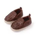 Newborn Baby Boy Shoes for 1 Year Footwear PU Leather Infant Casual Toddler Soft Sole First Walkers