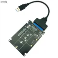 mSATA to SATA Adapter B Key m.2 SATA SSD to SATA Adapter Card mSATA m.2 NGFF to USB Converter for