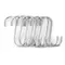 5/10/20pcs Stainless Steel S Shaped Clasps Hooks Kitchen Household Hanger Storage Holders Organizer