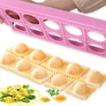 Kitchen Tools 10 with Tortellini Molds Ravioli Cutter Aluminum Shape Dumplings Mould Dough Press DIY