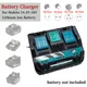 18V DC18RD Dual Ports Battery Charger for Makita 14.4V-18V Lithium-Ion Battery BL1415 BL1430 BL1830