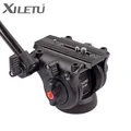 XILETU LS-6A Panoramic Tripod Head Professional Hydraulic Fluid Video Head For Tripod Monopod Camera