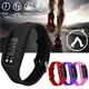 Sport Running Silicone Pedometer Calorie Step Counter Digital Watch Bracelet LCD Display Easy To