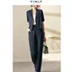Vimly Office Ladies Cropped Blazer Suit for Women Cotton Linen Elegant Summer Outfits 2024 Wide Leg